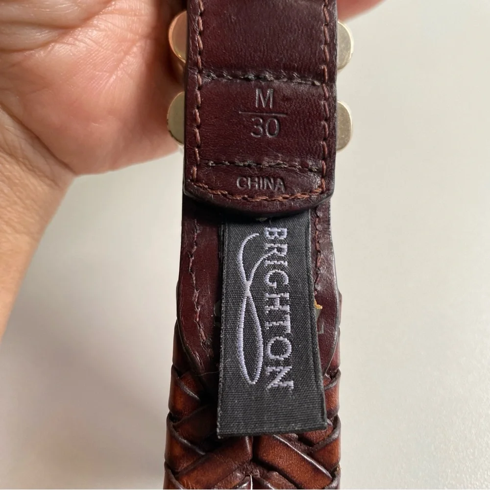 Brighton Braided Leather Belt